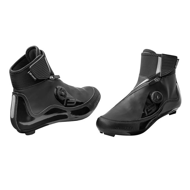 Žieminiai batai FORCE Glacier Road // dydis: 45, plentui, -5 / +5&deg;C (juoda)