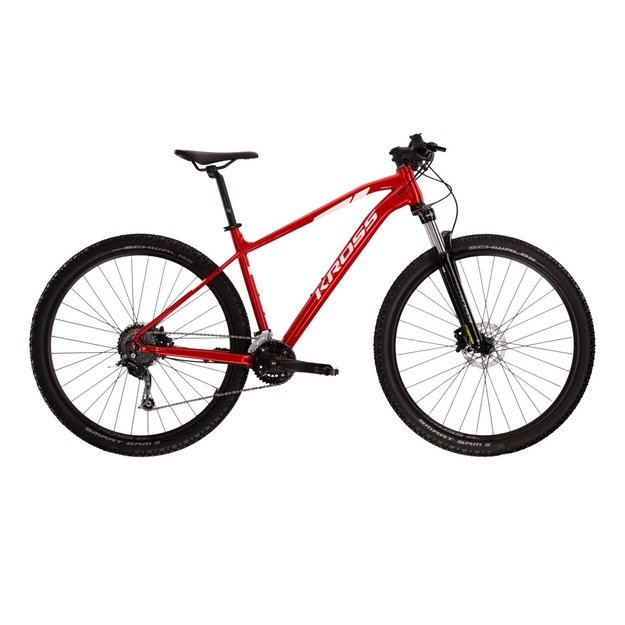 KROSS Level 3.0 ALV SM redwhi g kalnų (MTB) dviratis (29 ) 