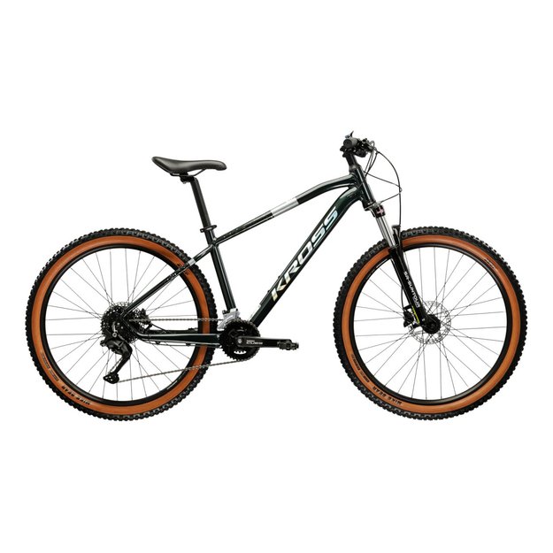 KROSS Hexagon 5.0 ULT.RA / Green Holo Gloss / kalnų (MTB) dviratis (27.5 ) 