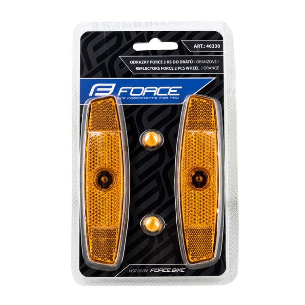 At&scaron;vaitai stipinams Force geltoni, 2vnt 1