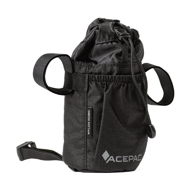 Dviračio krep&scaron;ys gertuvei ant vairo Acepac Bike Bottle Bag MKIII // 1 l (juodas)