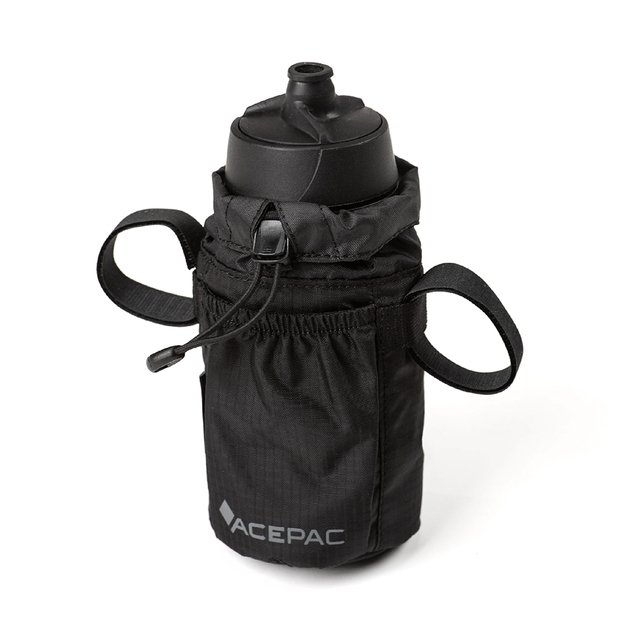 Dviračio krep&scaron;ys gertuvei ant vairo Acepac Bike Bottle Bag MKIII // 1 l (juodas)