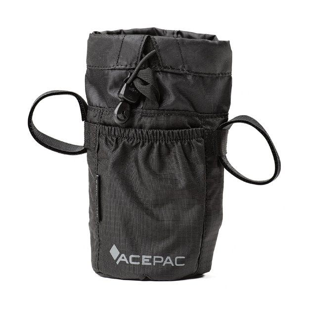 Dviračio krep&scaron;ys gertuvei ant vairo Acepac Bike Bottle Bag MKIII // 1 l (juodas)