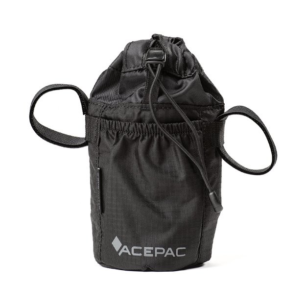 Dviračio krep&scaron;ys gertuvei ant vairo Acepac Bike Bottle Bag MKIII // 1 l (juodas)