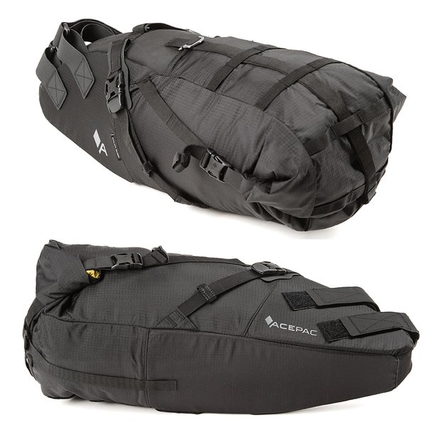 Dviračio krepšys ant balnelio stovo Acepac Saddle Bag MKIII // 16 l (juodas) 3