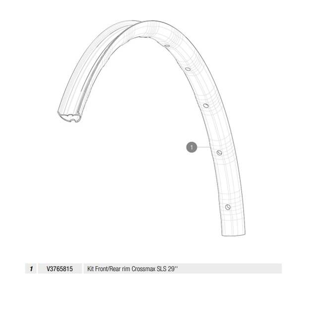 MAVIC KIT FRONT/REAR RIM CROSSMAX SLS 29  (V3765815)