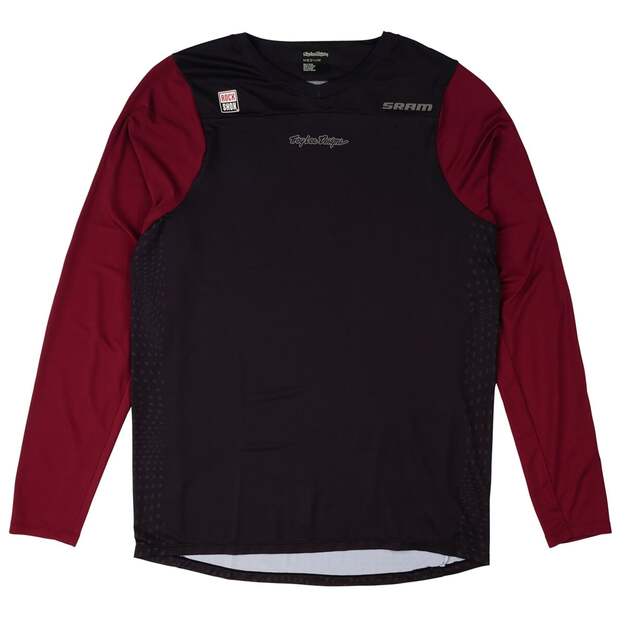 TLD LONG SLEEVE JERSEY SKYLINE TROY LEE DESIGNS X SRAM RADIOSCAPE BLK / BERRY (34195500)