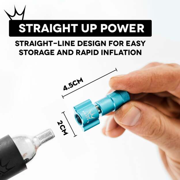 CO2 pompa PEATY S HOLESHOT CO2 TYRE INFLATOR - ROAD & GRAVEL (16G) - BOURBON (PPR-HTI-RAG-BRB-12) 4