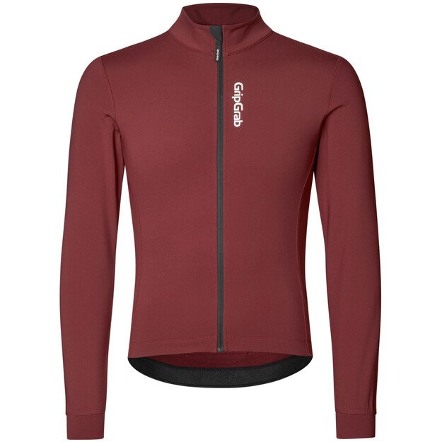 GripGrab Ride Thermal vyriški marškinėliai | Dark Red