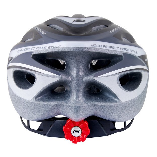 Šalmas FORCE Hal 48-54cm XS-S (juoda/pilka/balta) 3