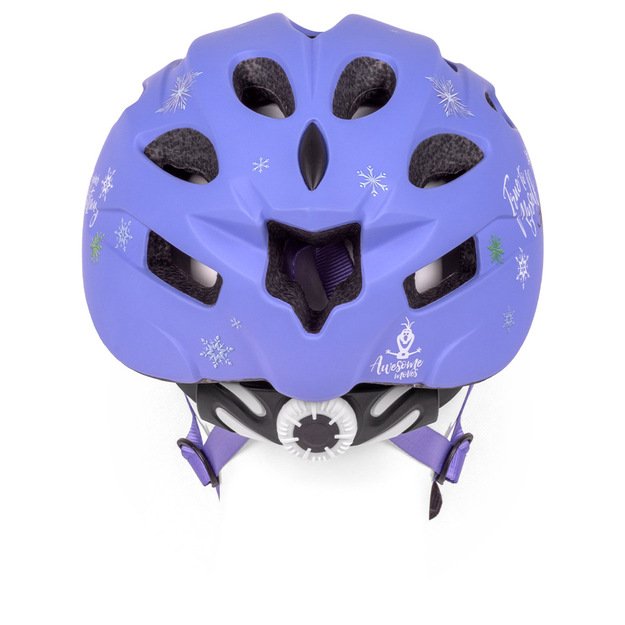 Šalmas FROZEN, in-mold 52-56 cm, (violetinis) 2