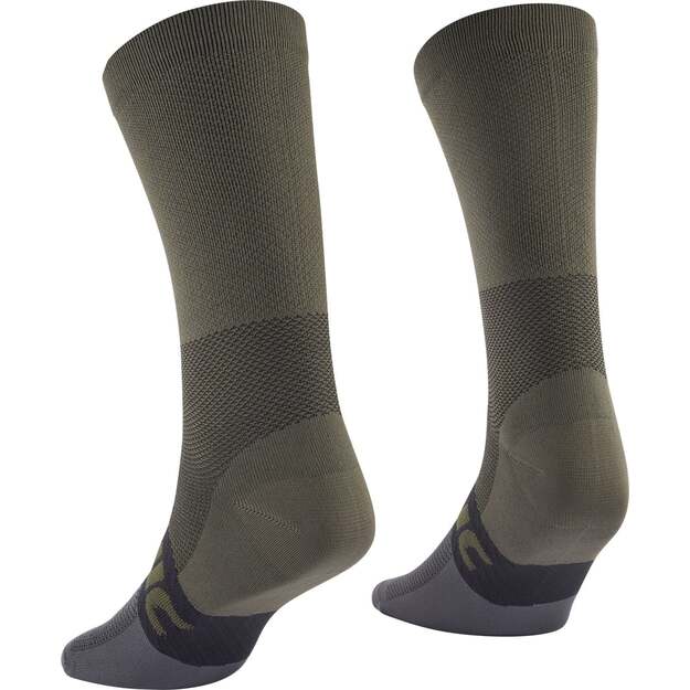 MAVIC SOCK AKSIUM HIGH ARMY GREEN CARBONE (G000283) 1