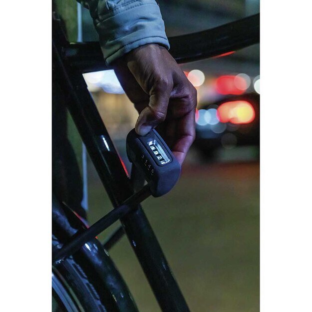 Spyna ABUS sulankstoma 6000C/90 LED BK SH (juoda) 3