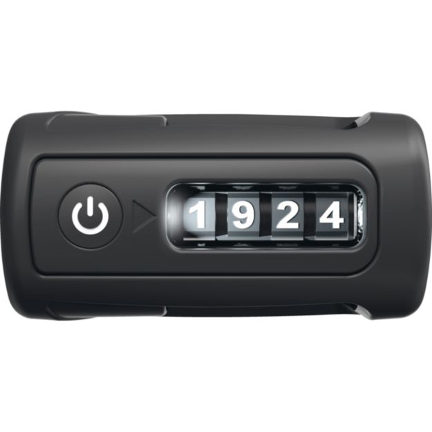 Spyna ABUS sulankstoma 6000C/90 LED BK SH (juoda) 2