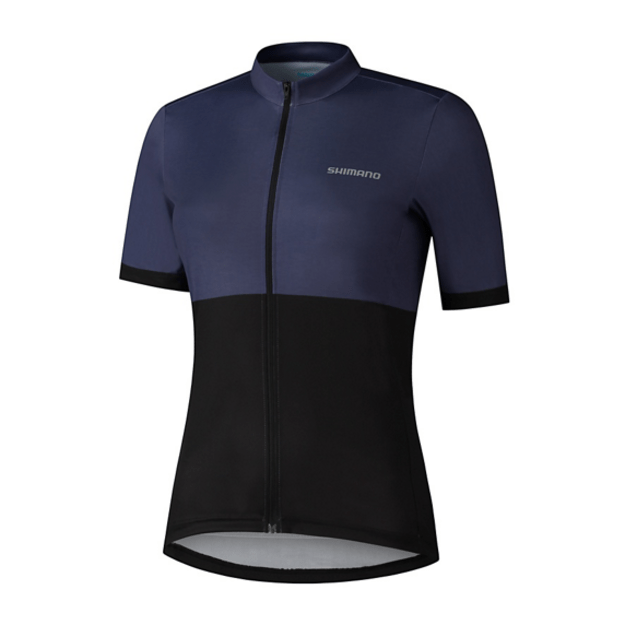 Marškinėliai SHIMANO ELEMENTO W'S SHORT SLEEVE JERSEY Women Navy moteriški (Tamsiai mėlyna)