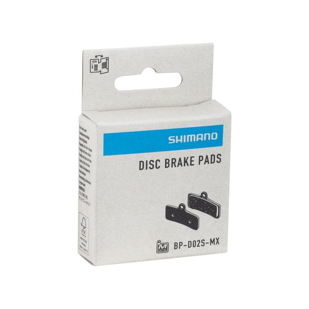 Stabdžių kaladėlės Shimano D02S sinter. su spyruokle 1