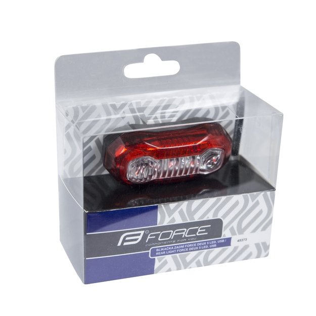 Galinis žibintas FORCE Deux 5 LED, USB 3