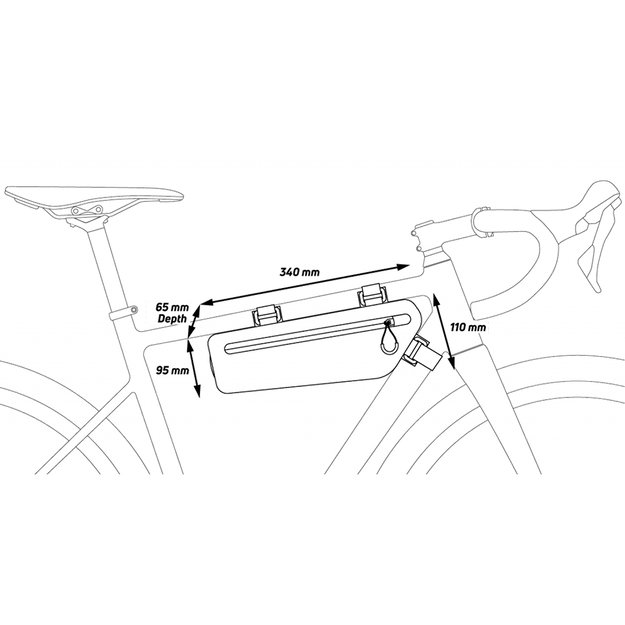 Krepšys ant rėmo ZEFAL Z Adventure C2 // 2.5 l 4