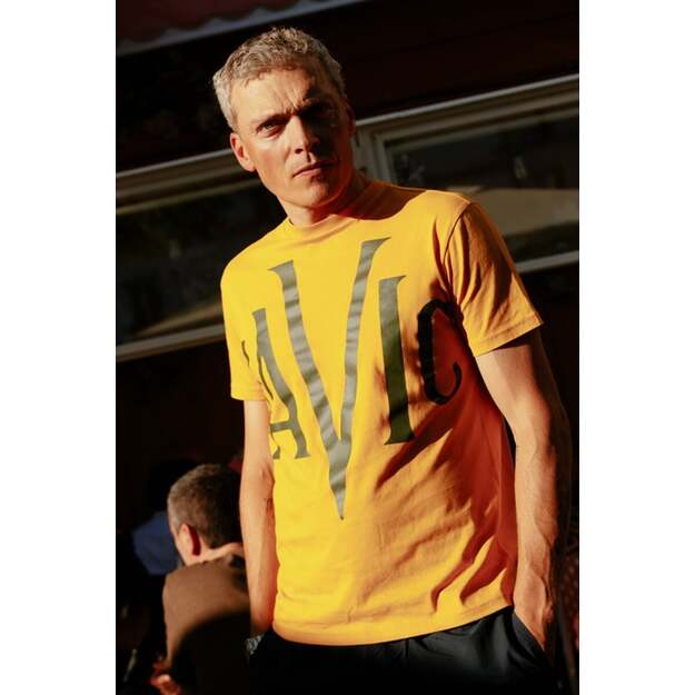 MAVIC SHORT SLEEVE TEE HERITAGE V MUSTARD BLACK (T000232) 2