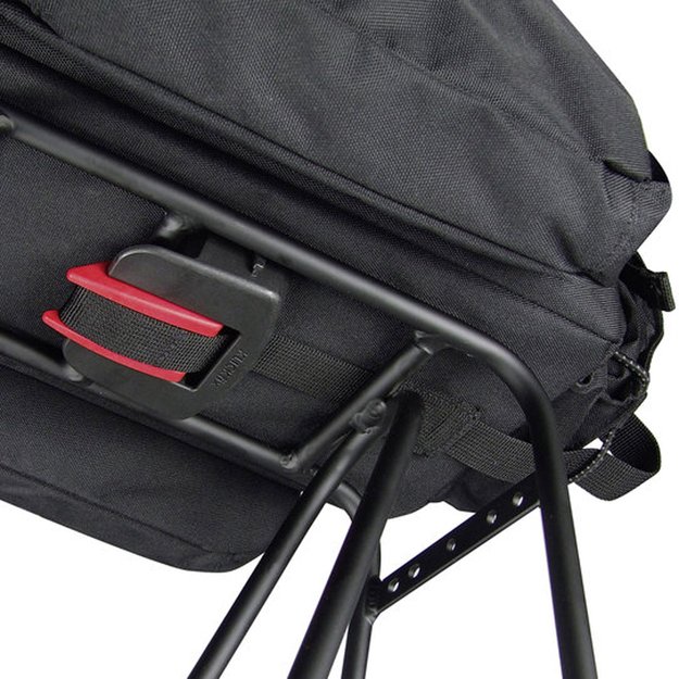 Dviračio krepšys ant bagažinės KLICKFIX Rackpack 1, 10l (juodas)