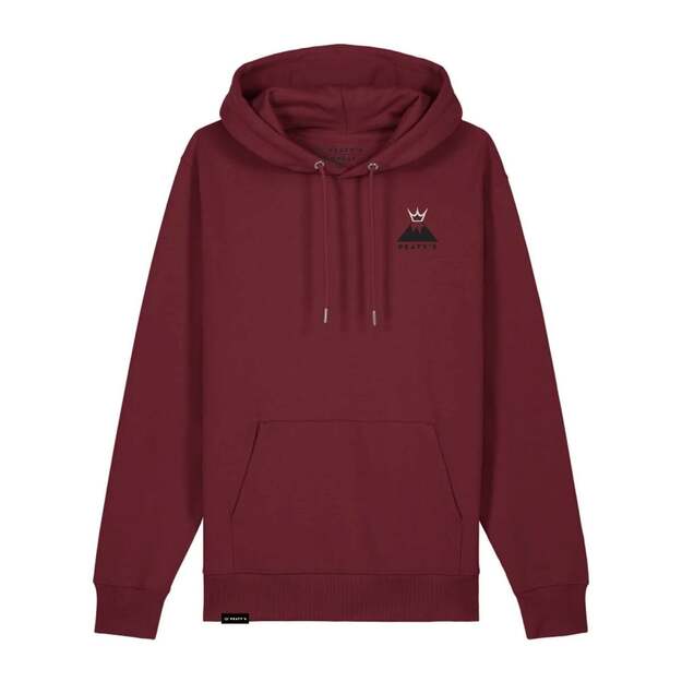 PEATY S PUBWEAR MIKINA S KAPUCÍ SUMMIT BURGUNDY (PPW-25-HDY-SMT-BRG)