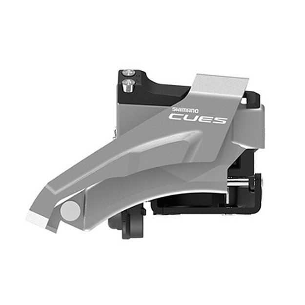 Priekinis pavarų perjungiklis Shimano CUES P-FD-U4000-L // Double Top Swing, 28.6/31.8/34.9 mm