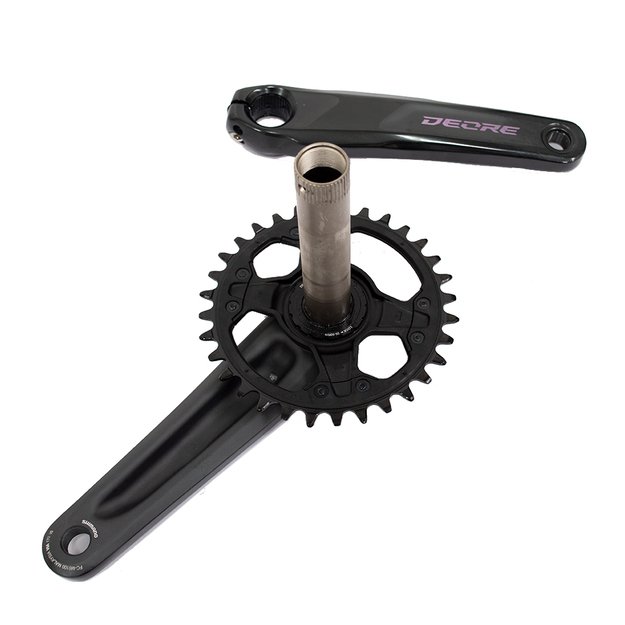 Priekinis žvaigždžių blokas Shimano M6100 // 170 mm, 32T // 1x12 pav. 2