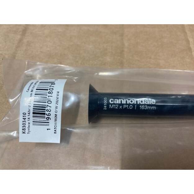CANNONDALE Syntace TA 142x12 163mm M12x1.0P BLK (K8303410) 1