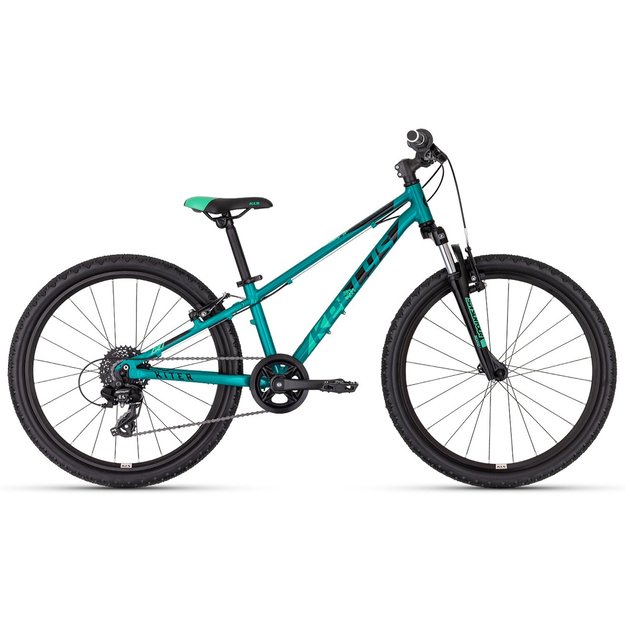 Vaikiškas dviratis Kellys Kiter 50 24  // 8G dydis 11  (28 cm) (žalsvai mėlyna)