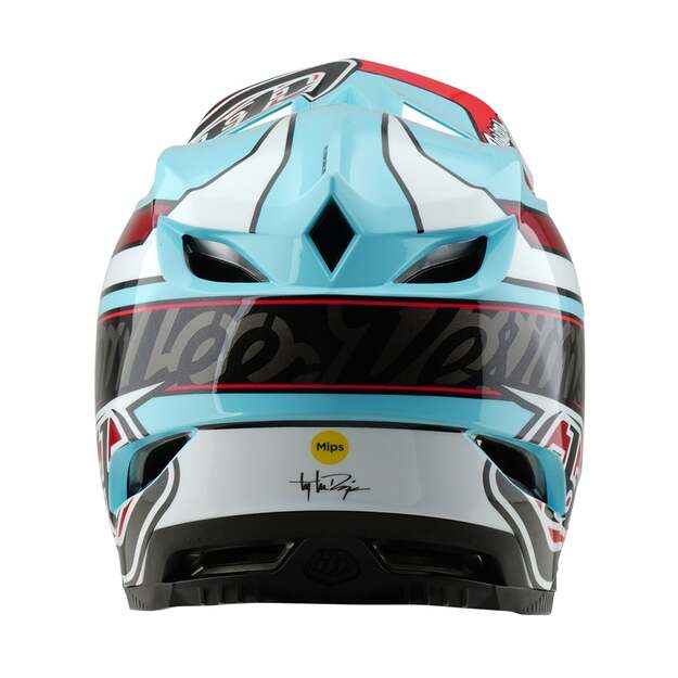 TLD HELMET D4 POLYACRYLITE LINEAR BLUE (17422601) 2