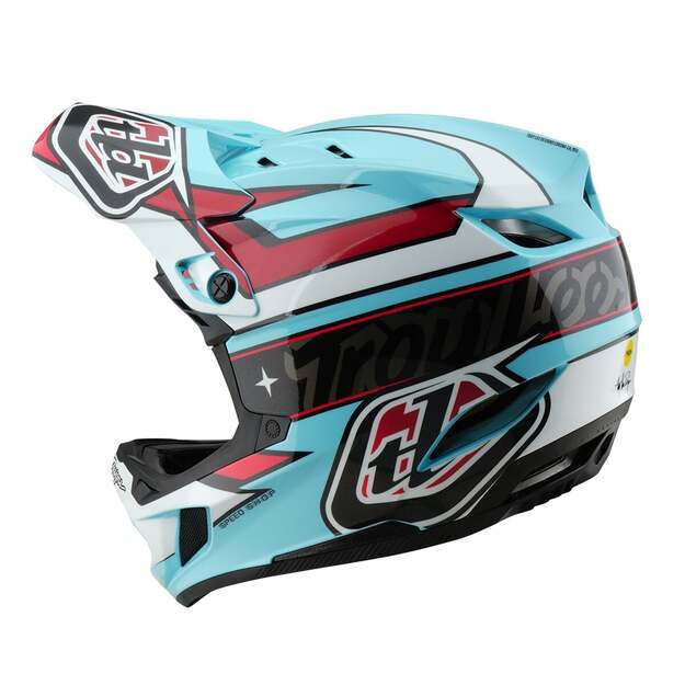 TLD HELMET D4 POLYACRYLITE LINEAR BLUE (17422601) 1