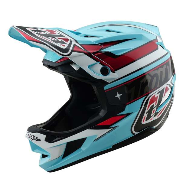 TLD HELMET D4 POLYACRYLITE LINEAR BLUE (17422601) 6