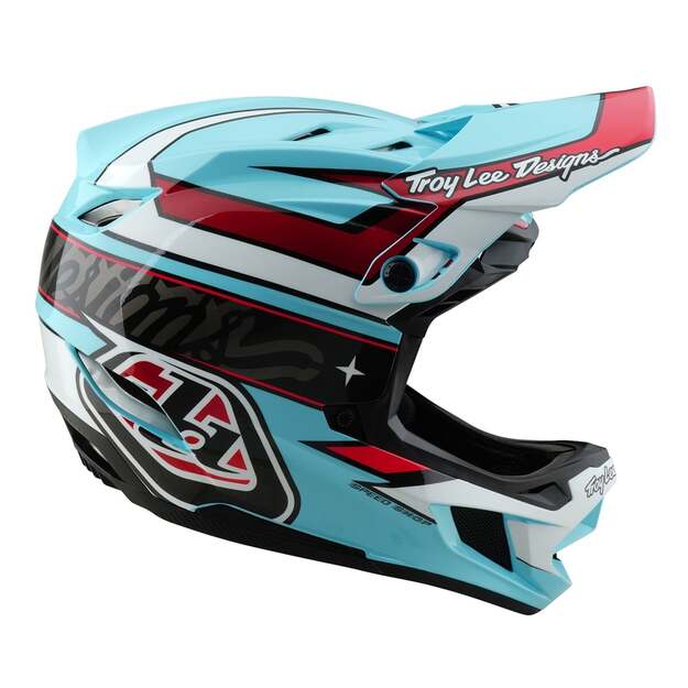 TLD HELMET D4 POLYACRYLITE LINEAR BLUE (17422601) 4