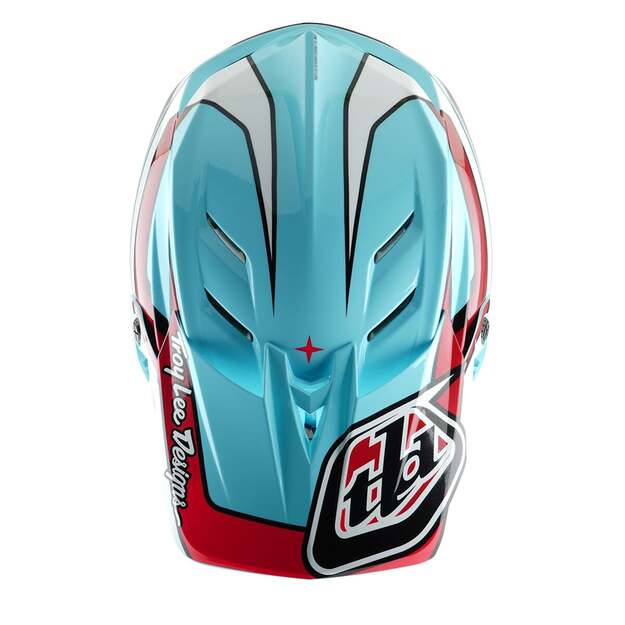 TLD HELMET D4 POLYACRYLITE LINEAR BLUE (17422601) 7