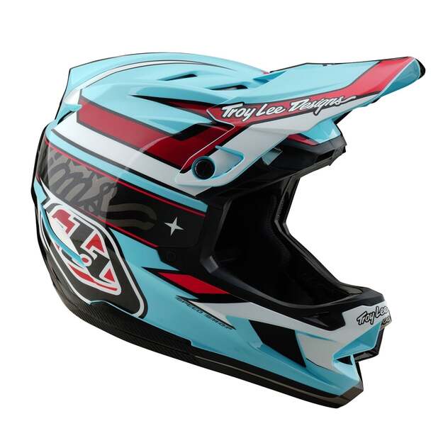 TLD HELMET D4 POLYACRYLITE LINEAR BLUE (17422601) 5