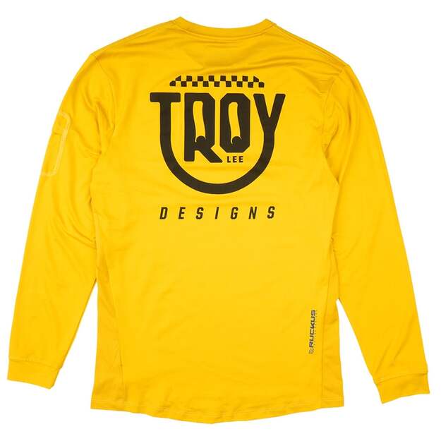TLD YOUTH LS JERSEY RUCKUS RIDE TEE EYEZ SAFRON (38602000) 1
