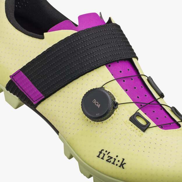 FIZIK SHOES VENTO FEROX CARBON LIME - PURPLE (VEX1WMR1C5C35) 4