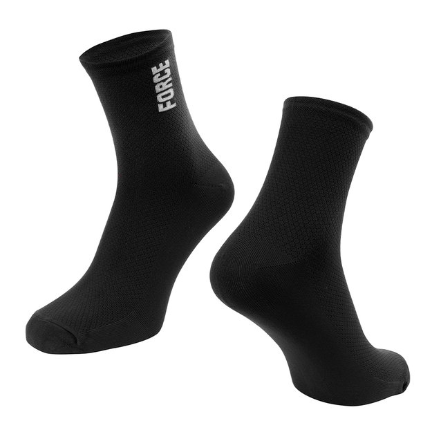 Kojinės FORCE Colour // dydis: S-M (36-41) (juoda)