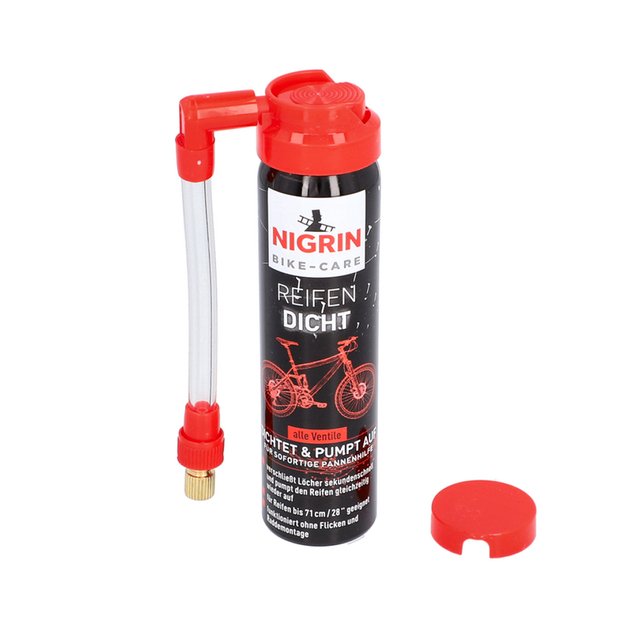 Bekamerinių padangų hermetikas NIGRIN Bike-Care // 75ml 1