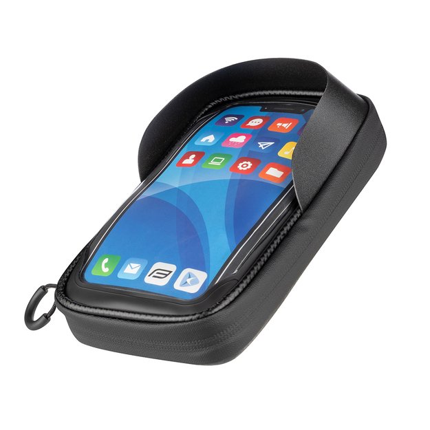 Dviračio krepšys ant vairo Force TOUCH (juodas)