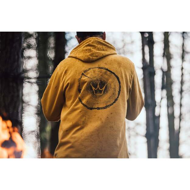 PEATY S PUBWEAR MIKINA S KAPUCÍ TRAIL BUILD CREW / OCHRE (PPW-25-HDY-TBC-OCR) 2