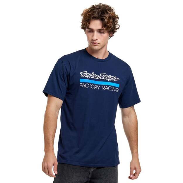 TLD SHORT SLEEVE TEE FACTORY RACING NAVY / BLUE (70166903) 1