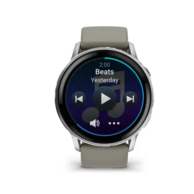 Išmanusis laikrodis Garmin Venu® 4 | 45mm | Silver - Silver Grey Silicone Band 5