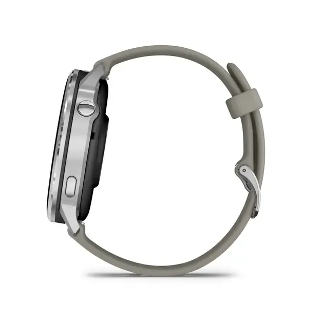 Išmanusis laikrodis Garmin Venu® 4 | 45mm | Silver - Silver Grey Silicone Band 3