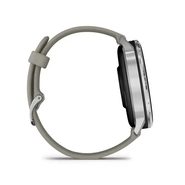 Išmanusis laikrodis Garmin Venu® 4 | 45mm | Silver - Silver Grey Silicone Band 1