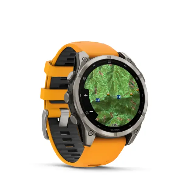Išmanusis laikrodis Garmin Fenix® 8 Amoled | 47mm | Titanium - Spark Orange 4