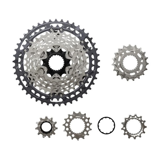 Galinis žvaigždžių blokas Shimano DEORE XT CS-M8200-12 // 12 pav. (9-45T) 3