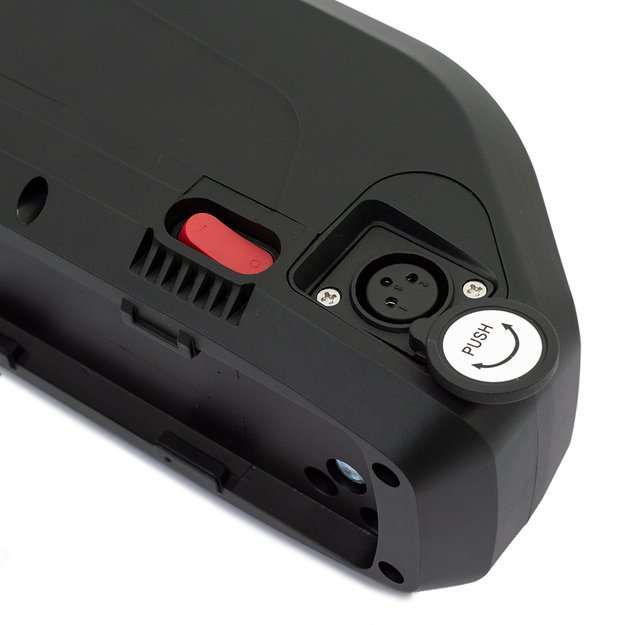 Elektrinio variklio akumuliatorius 48V 13Ah 624Wh // su pakrovėju, laikikliu ir 2 raktais 3