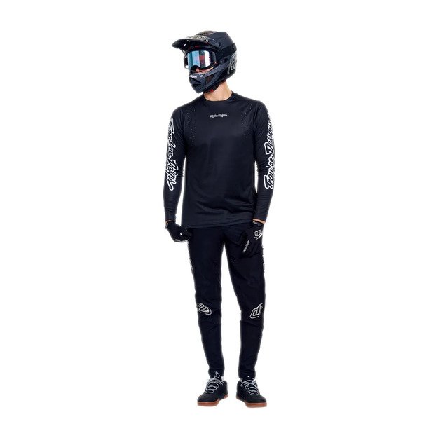 TLD LONG SLEEVE JERSEY SPRINT PRO MONO BLACK (31302700) 4