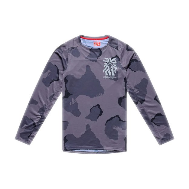 TLD LONG SLEEVE JERSEY SKYLINE PRO FLOW CAMO CARBON (30702300)